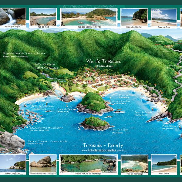 Mapa de Trindade, PAraty RJ