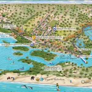 Mapa Turístico de Senador Georgino Avelino RN