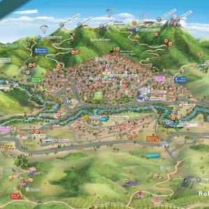 Maps Turístico e Ilustrado de Extrema MG - Ilustração Roberto Torrubia